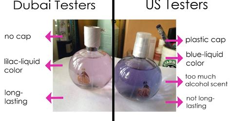 difference between perfume and tester.